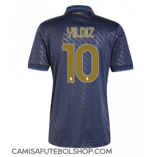 Camisa de time de futebol Juventus Kenan Yildiz #10 Replicas 3º Equipamento 2024-25 Manga Curta